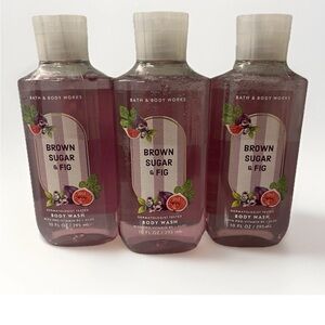 Bath & Body Works Brown Sugar & Fig Body Wash, Set of 3